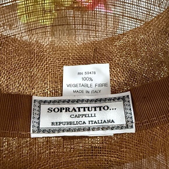 Vintage Soprattutto Cappelli Hat Made in Italy Derby Horse Races One Size - Picture 15 of 16